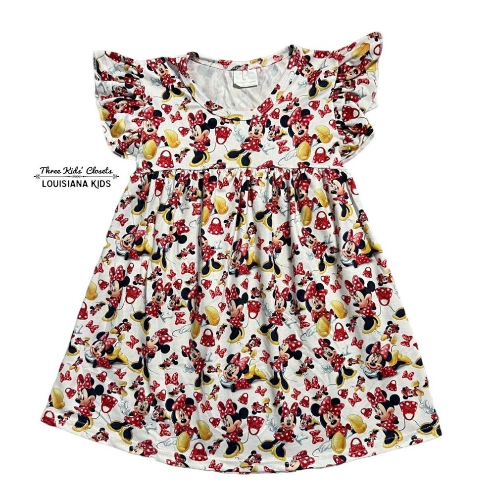 Girls 3T Minnie Mouse Tunic Pearl Dress